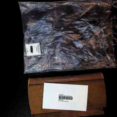 Plastic bag it came in was discarded upon accession. CH