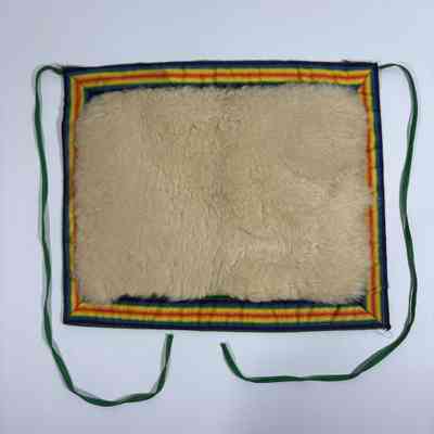 Apron: Royal Ark Mariners Apron. Made by Mrs. Mary Figg, mother of Most Worshipful Past Grand Master William R. Miller (late 20th Century)