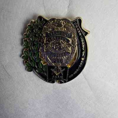 Pin: Sergeant Badge in honor of MW Jerald Lingle. Belonged to Past Grand Master Charles W. McQuery, (2011)