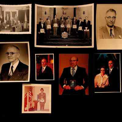 8 Photographs: Of DESOMS members, various.