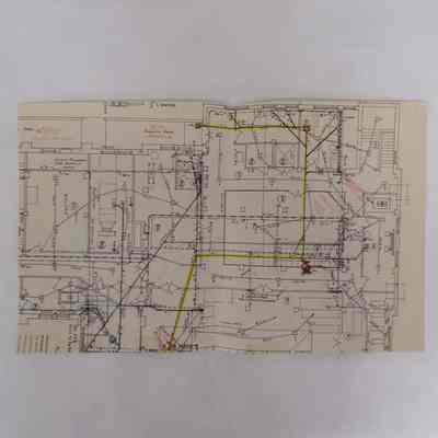 Building Plans: Building Plans of MRC boiler room (unknown era)