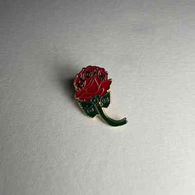 Pin: Rose. "Aloha/08". Shrine symbols. Belonged to PGM James O. Wood (2008)