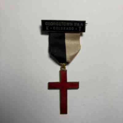 Medal: Knight's Templar Georgetown No. 4, Colorado