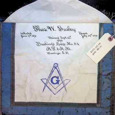 Thomas W. Busbey MM Apron