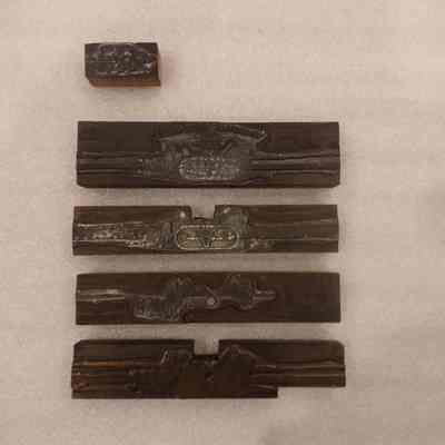 5 Printer Plates: Tacoma Pyramid No. 2 Order of Sciots