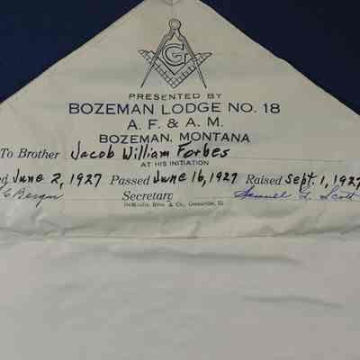 Jacob W. Forbes Apron