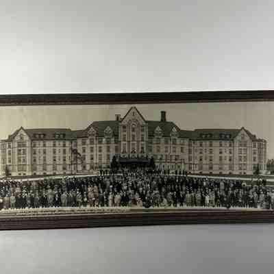 Panorama: Panorama Taken of the Grand Lodge of Washington & Alaska in front of the newly finished Masonic Home in Zenith, Washington. (1926).