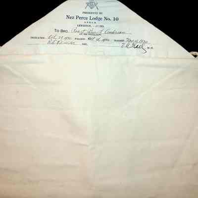 Robert Burnett Anderson Apron