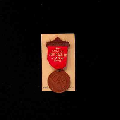 Medal: 18th Annual Convocation Grand Chapter R.A.M. Tacoma, 1902