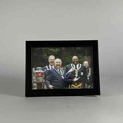Photograph: Framed. "PGM and Friends, Sam Roberts" (c. 2015)