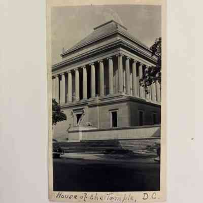 Photograph: House of the Temple, Washington, DC (1948)