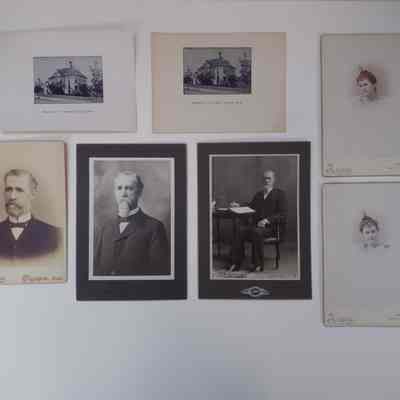 Photographs: Seven Photographs of PGM Thomas M. Reed, Mrs. Reed, and their home in Olympia, WA.