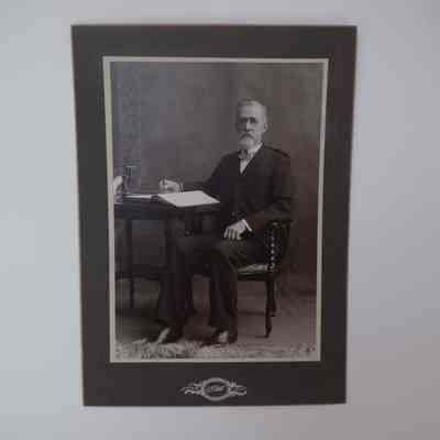 A: Back contains signature of TM Reed