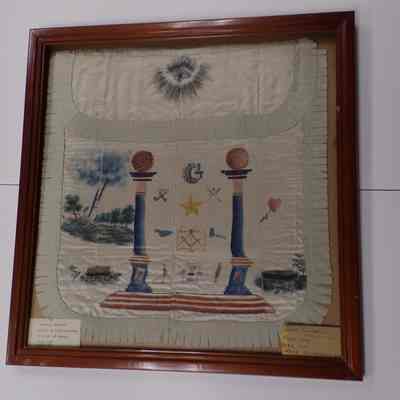 Apron: Belonging to James A. Cantrell, A.F.M of South Carolina and F&A.M. of Georgia (1798-1881)
