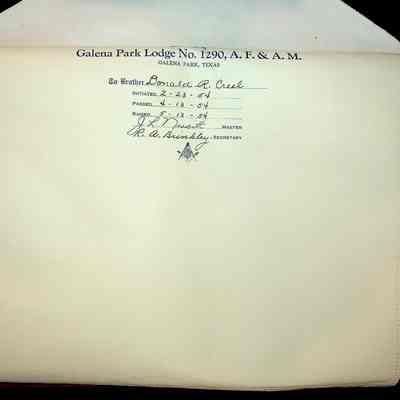 Donald R. Creel Apron