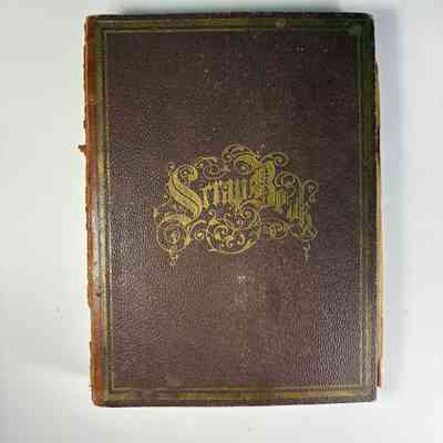 Scrapbook: Conclave Cards and ribbons collected by the wife and daughter of Major J.S. McBride. (c. 1880s)