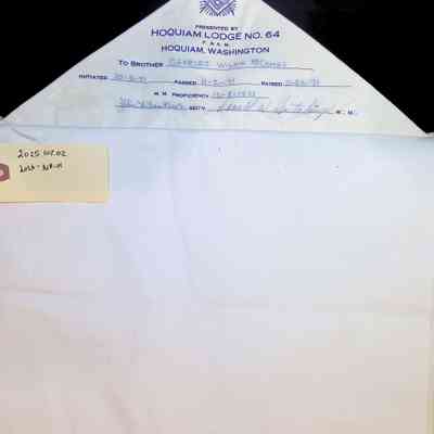 Charles Wilson McCombs Apron