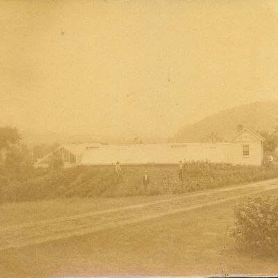 Mr. A.J. Tharp's Nursery, on Bedford Center Road, across from St. Matthew's Rectory
