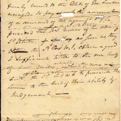 Promissory Note from Benjamin and William Isaacs