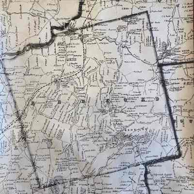 1851 Map of Bedford