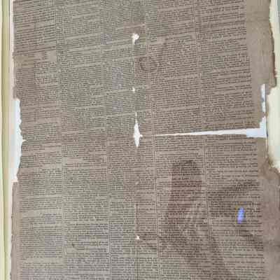 Newspaper-New York Spectator- April 19, Nov 23, 1814