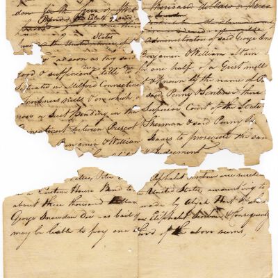 Contract by Benjamin and William Isaacs? dated on back Dec 6, 179?