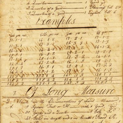 Cyphering Book, 1802