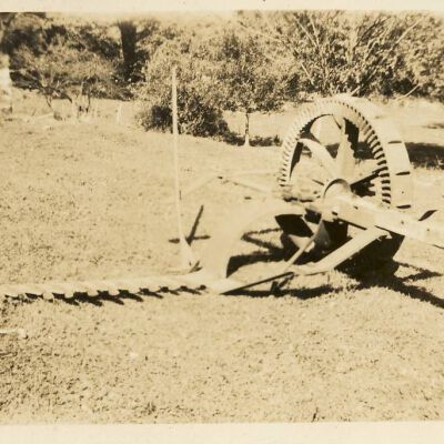 Mowing Machine, Abraham Miller Farm, Long Ridge Road