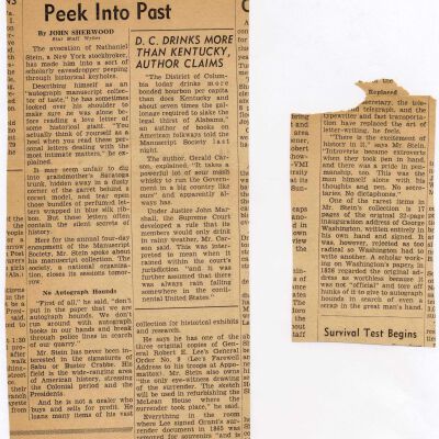 Collector's Papers Peek Into Past