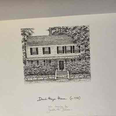 David Hays House Drawing by Judith H. Brooks
