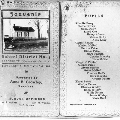 Bedford Cliff School with list of pupils