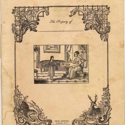 Notebook of transcribed letters dating to 1846