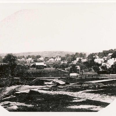 View of Bedford Village, 1867