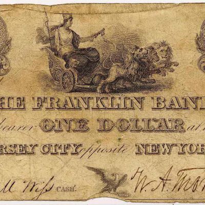 The Franklin Bank $1 Bank Note, 1827