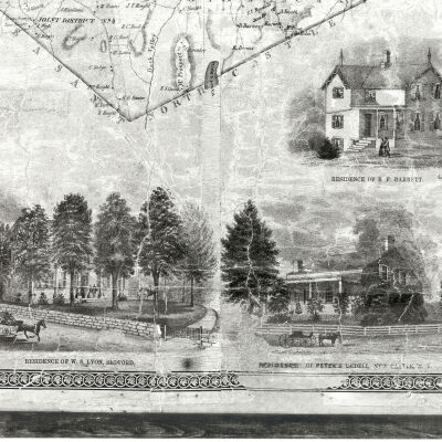 Clark & Wagner map of 1862 - 7 of 8