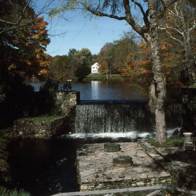 River and Waterfall