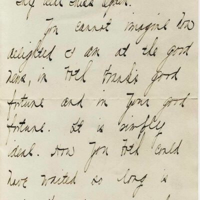 Letter from Robert Maxwell to Ida Ogden