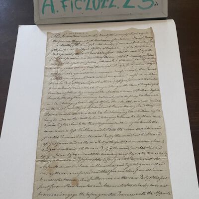 Bond of Daniel Waring & Marth his wife to Alijah St. John