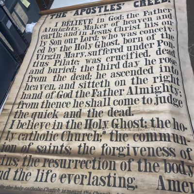 The Apostles Creed Scroll