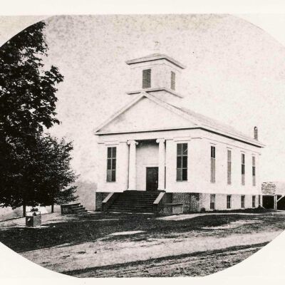 The Baptist Church of Christ in Bedford, built in 1864