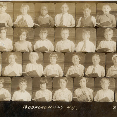 Bedford Hills Public School, second grade class photos, 1929