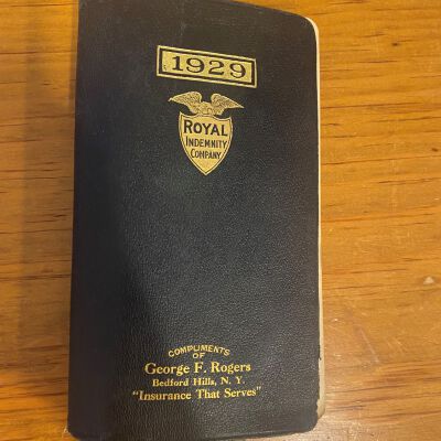 Ruth H. Parkinson's Agenda Book for 1929
