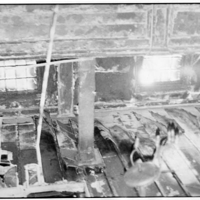 Historical Hall Interior Damage