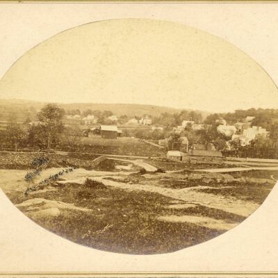 View of Bedford Village, 1867