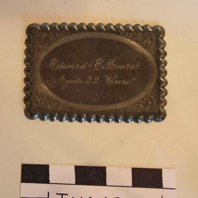 Plate, Coffin