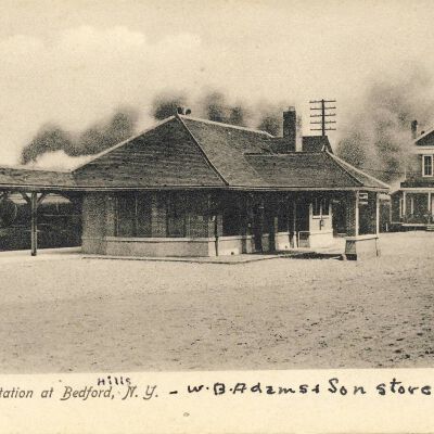 Railroad station at Bedford Hills, NY