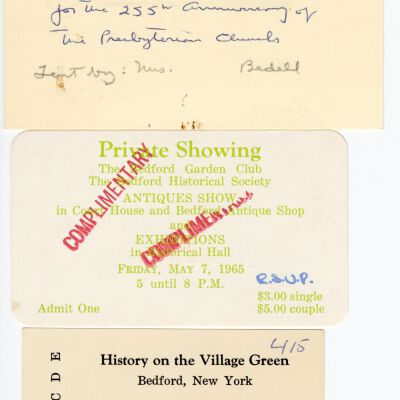 Cards for History on the Village Green Exhibition and Art Fair