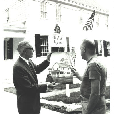 Mr. Halstead Park outside the Bedford Court House