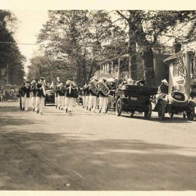 Parade in Bedford Village, 1914