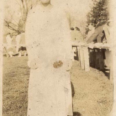 Unidentified woman, written on back: "Colgate"